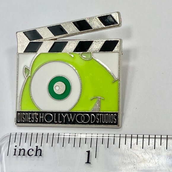 Disney Monsters Inc Mike Wazowski Trading Pin Film Clapperboard Hollywood Studio - Picture 6 of 6